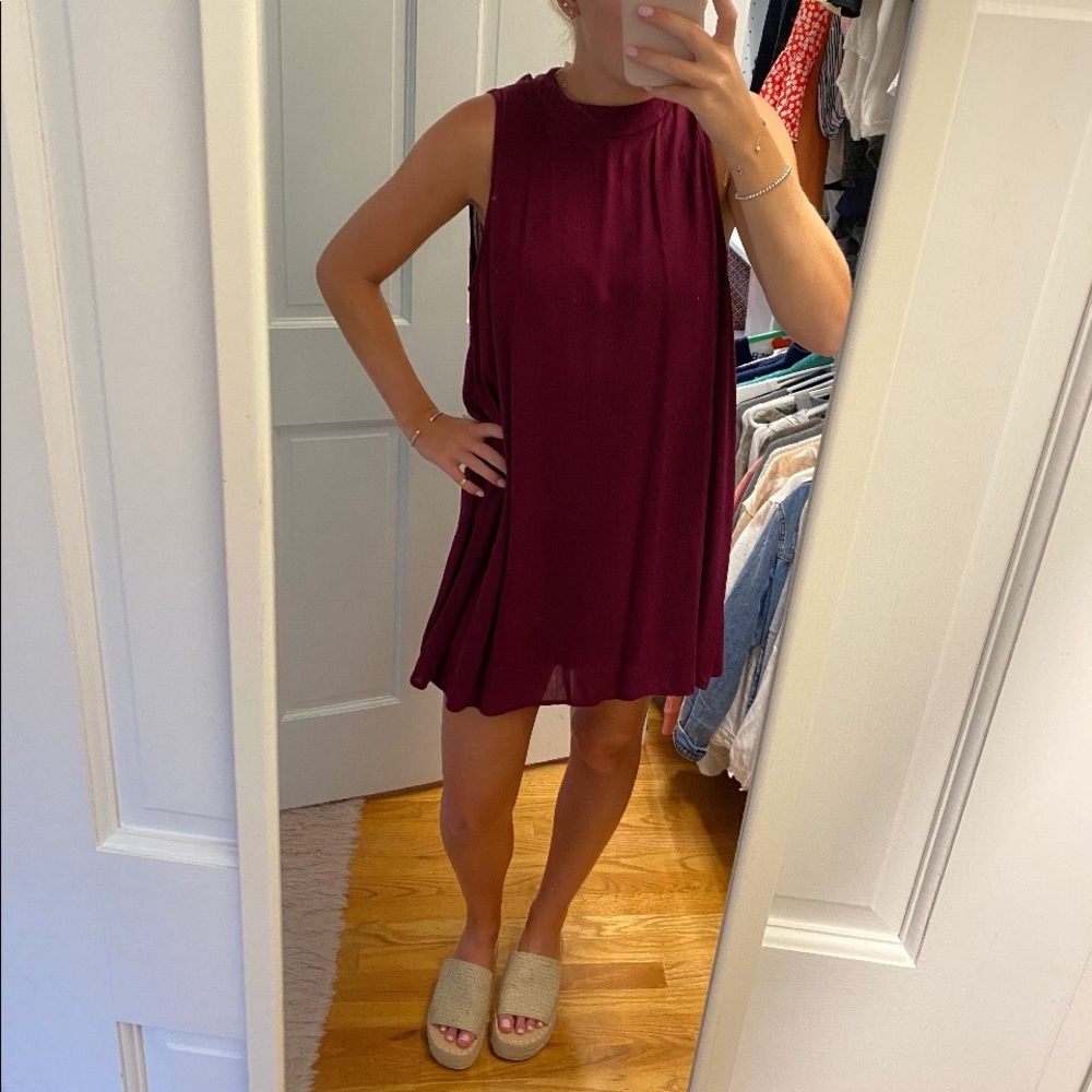Maroon dress